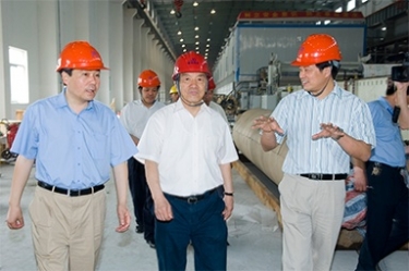 2007年5月25日，時任全國政協常委、經濟委員會副主任、中國包裝聯合會會長石萬鵬一行來公司視察