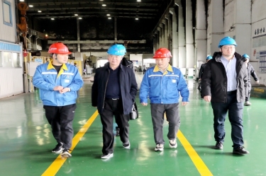 2024年 1月30日，浙江省經信廳機關黨委二級巡視員孫自強蒞臨景興紙業開展歲末年初安全生產督導